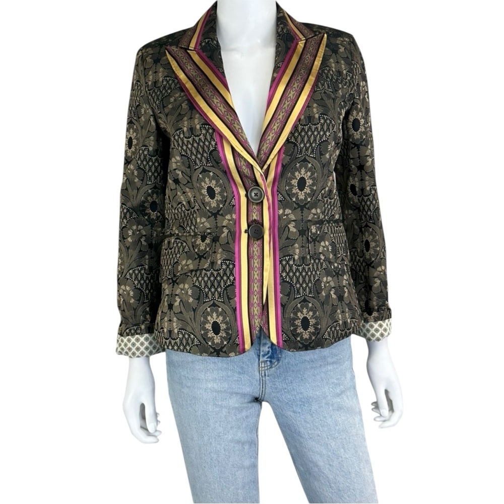 Robert Graham Silk Paisley Blazer Size S I0358